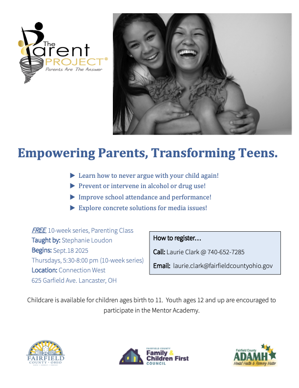 Parent Project Fall 2025 Flyer ad