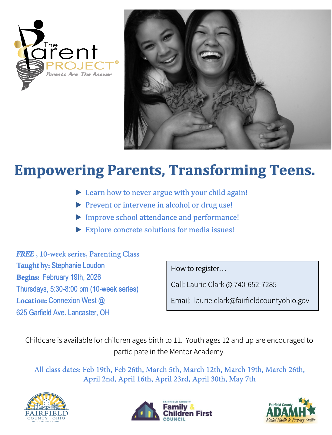 Parent Project Winter 2025 Flyer Parent Project Winter 2025 Flyer ad