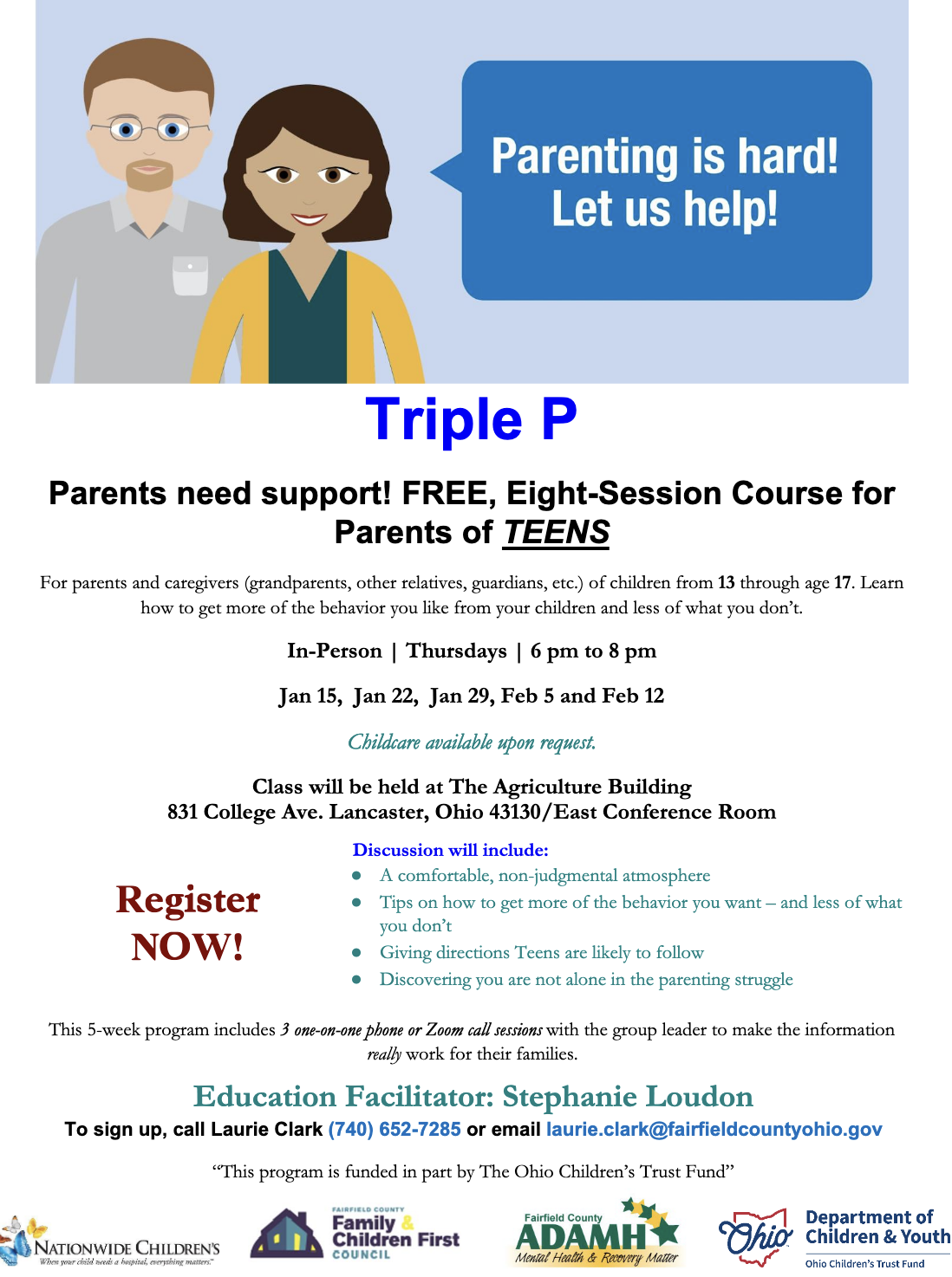 Triple P Teen Group Triple P Teen Group ad